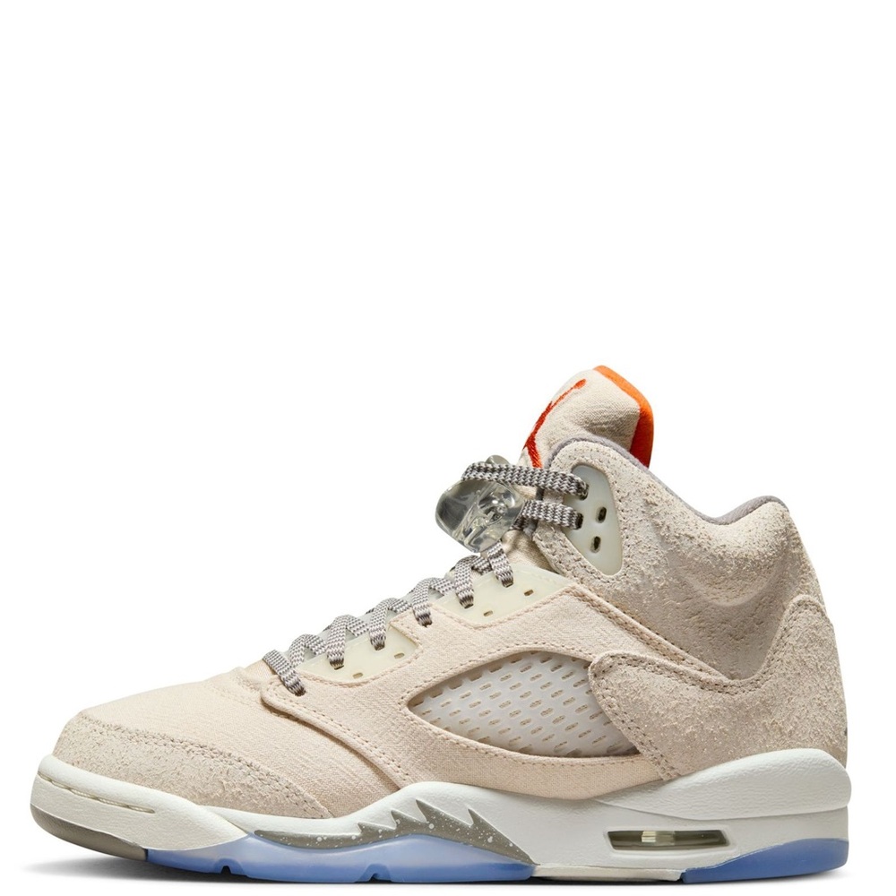 Air Jordan 5 retro se craft light orewood brown flat pewter sail safety orange